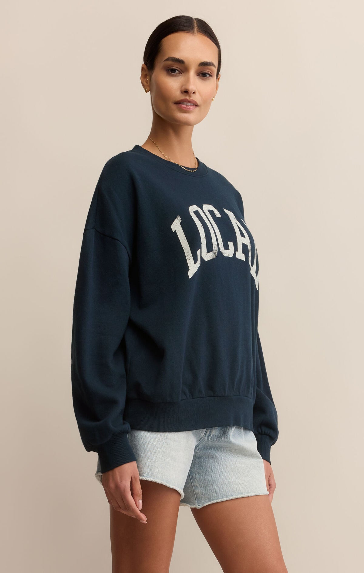 Z SUPPLY Local Sunday Sweatshirt IN ECLIPSE 