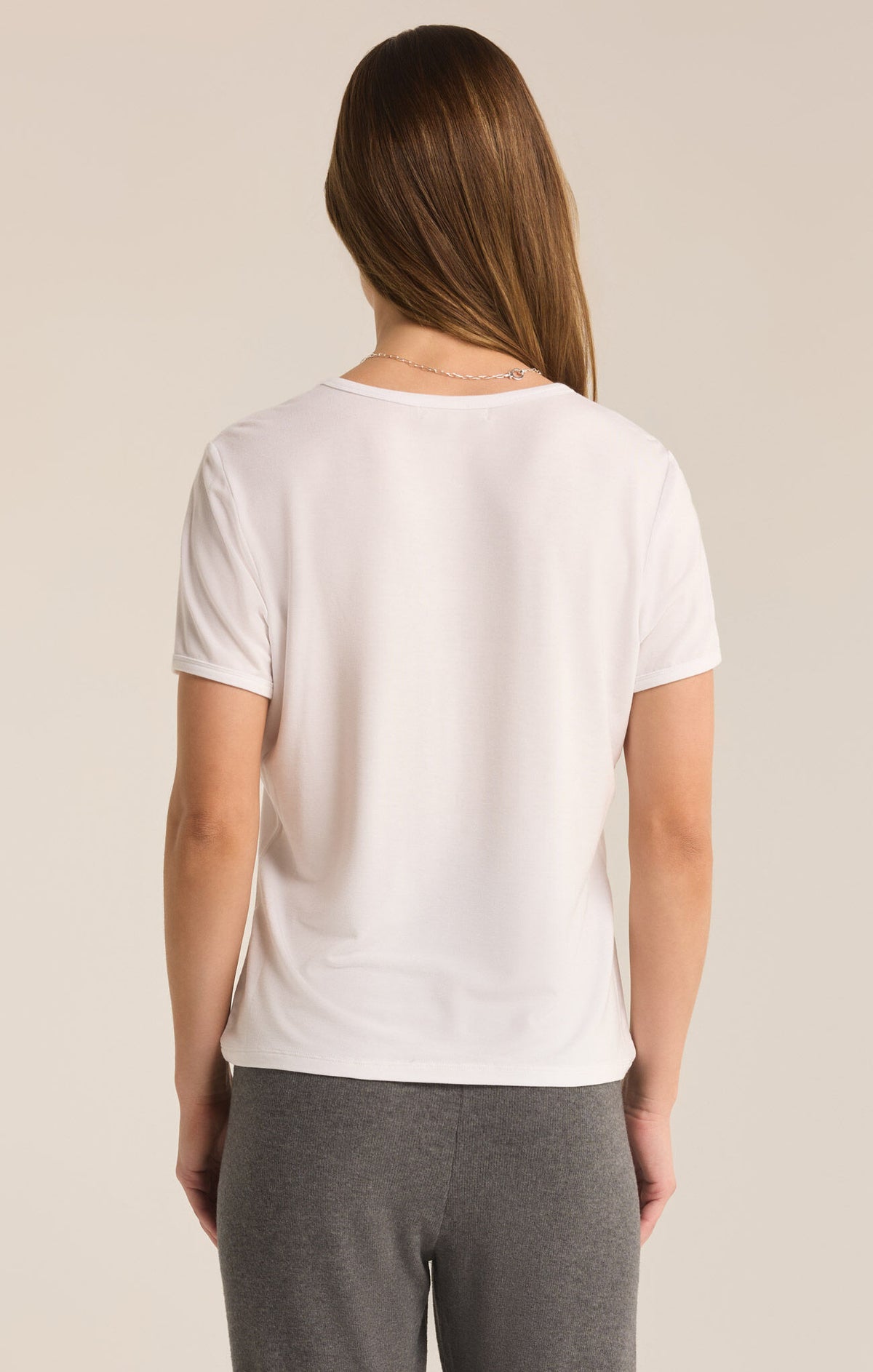 Z SUPPLY Love Naps Tee in white-back