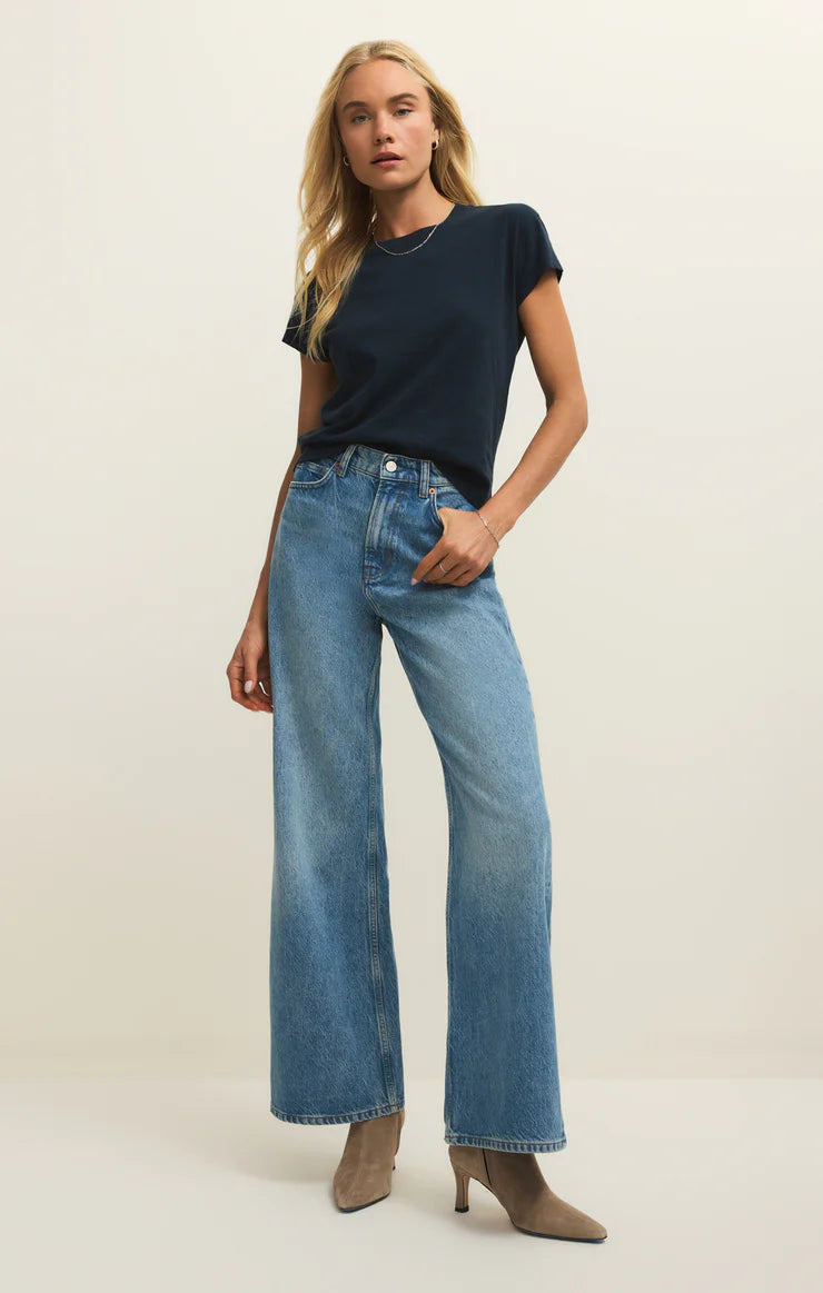 Z SUPPLY Modern Slub Tee eclipse