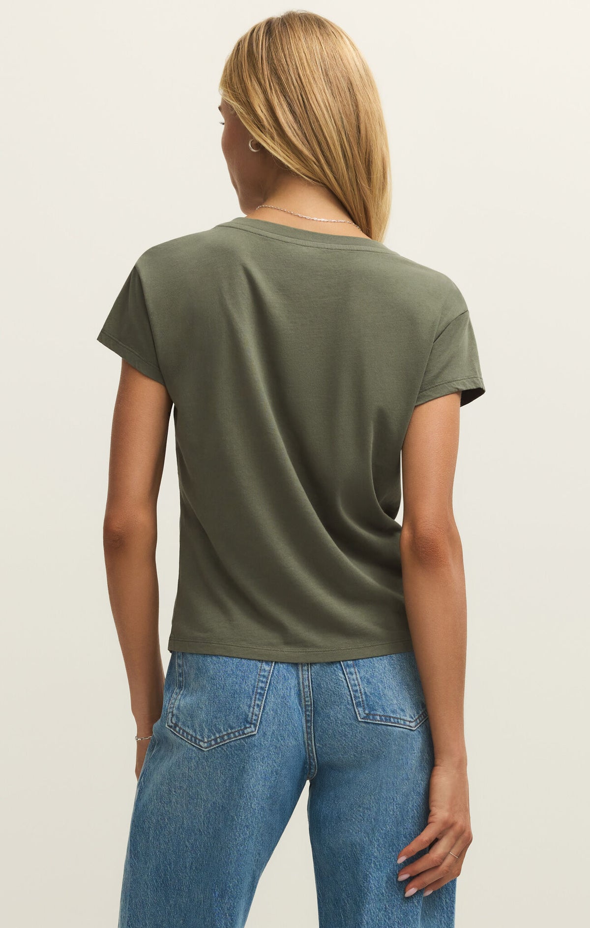 Z SUPPLY Modern V-Neck Tee tea leaf 