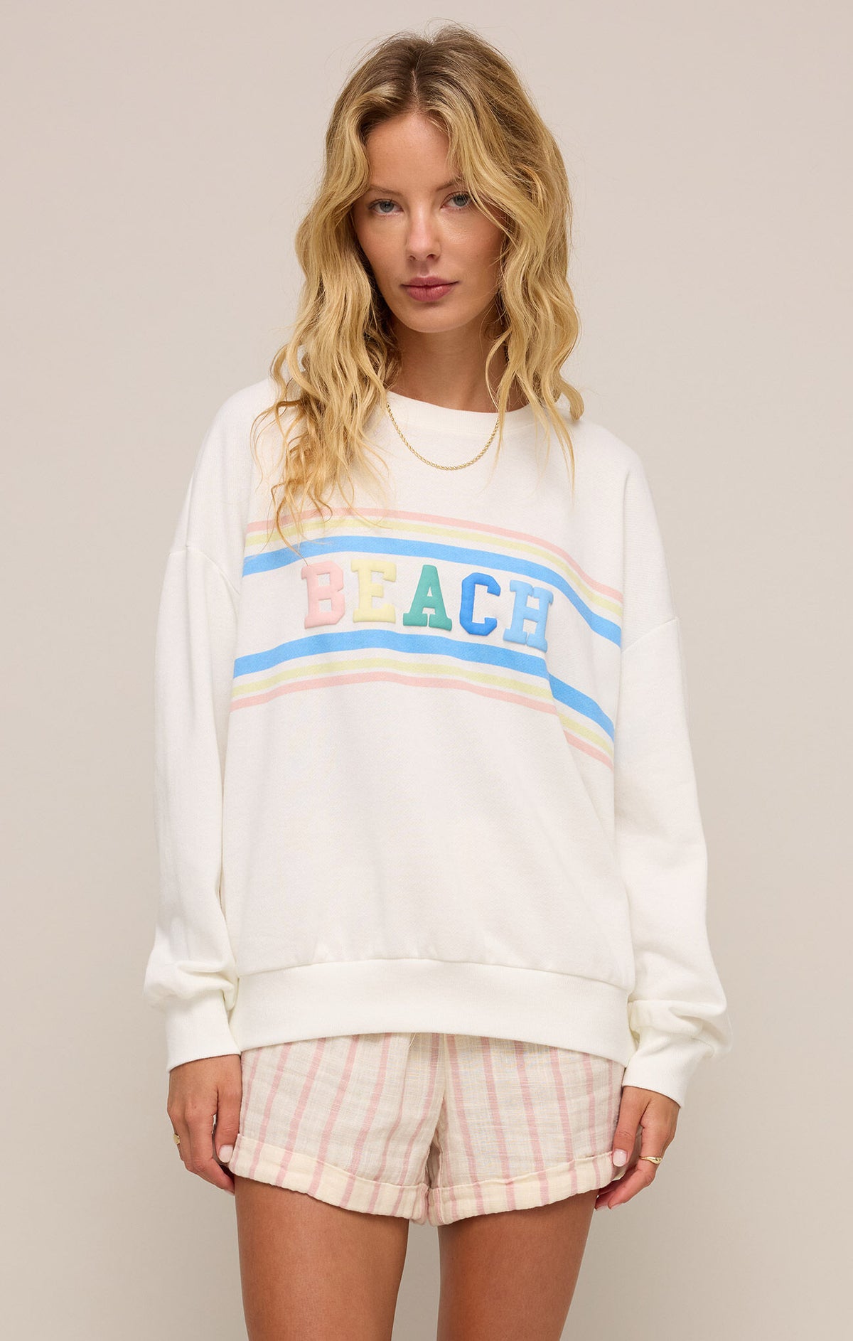 Z SUPPLY Oversized Beach Sweatshirt