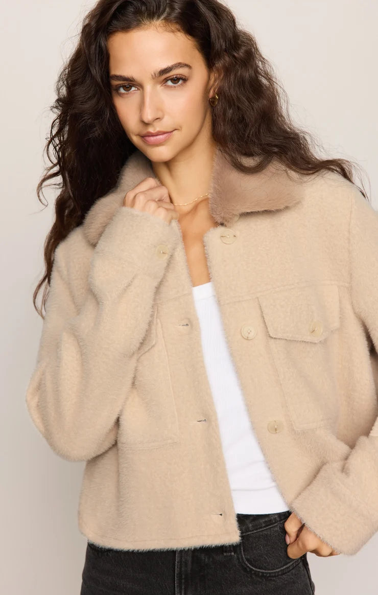 Z SUPPLY Peyton Jacket  soft ecru 