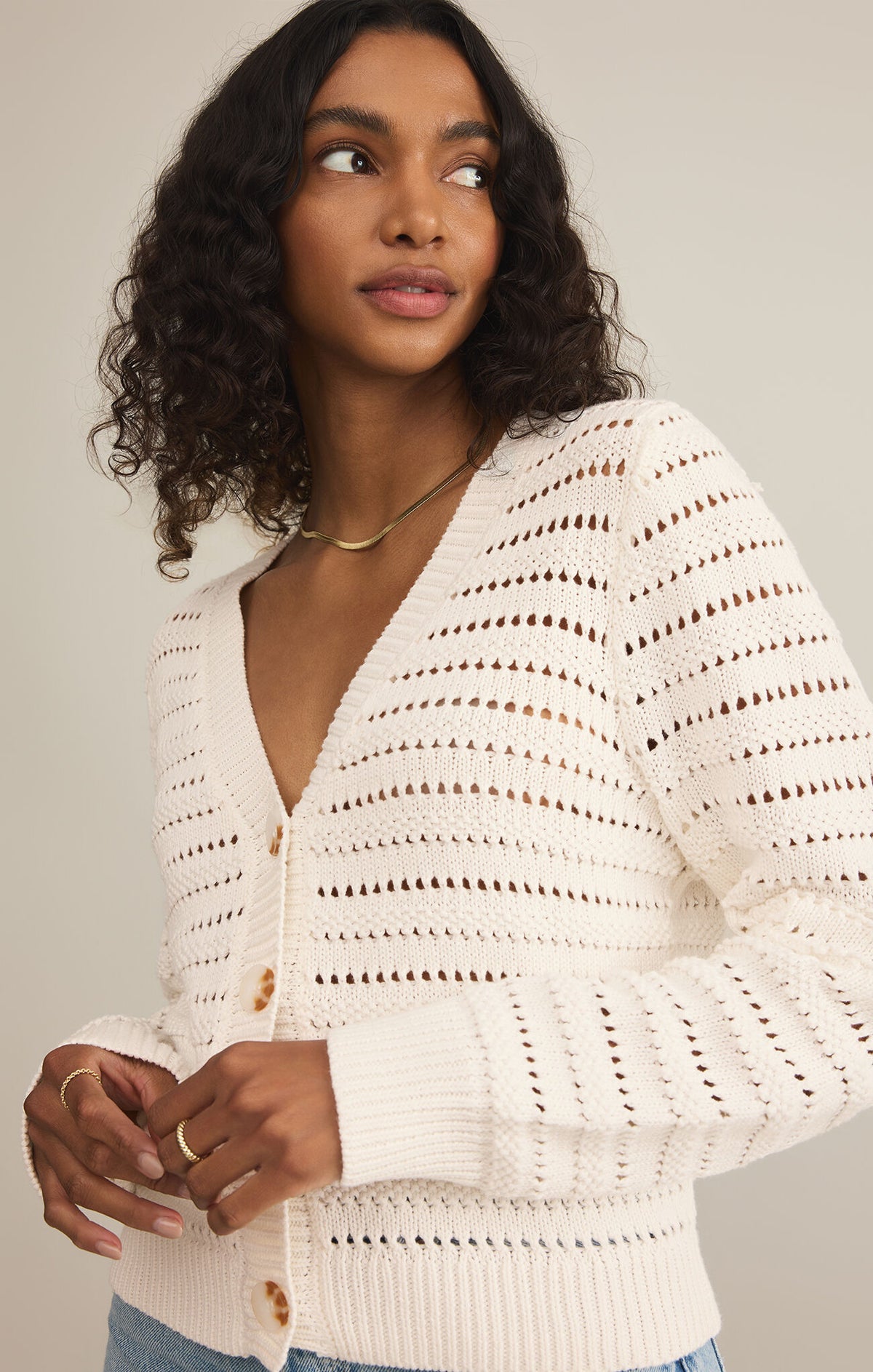 Z SUPPLY Romance Cardigan-front