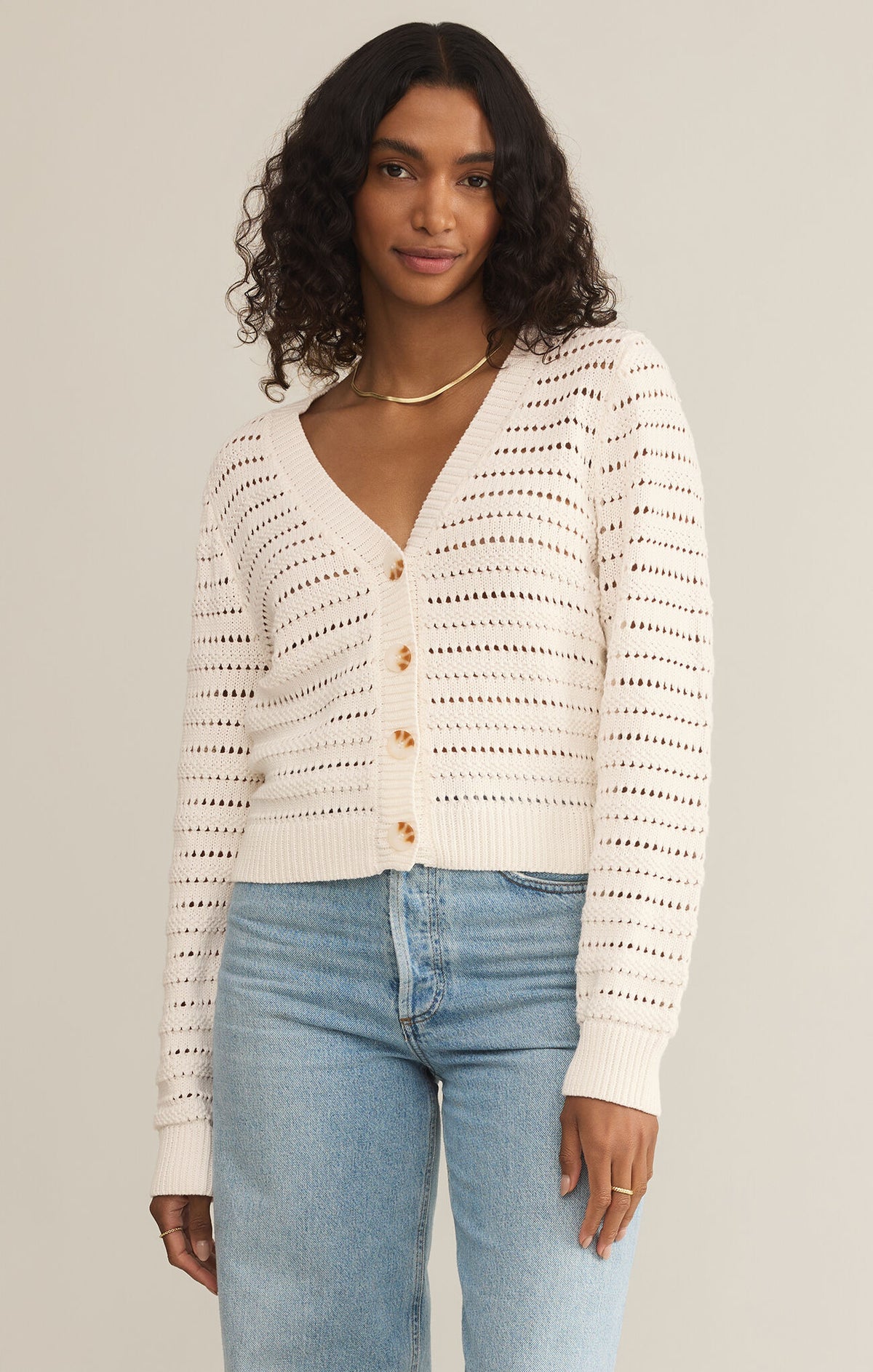 Z SUPPLY Romance Cardigan-front