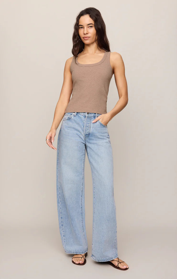 Z SUPPLY Rowe Scoop Tank heather ash 