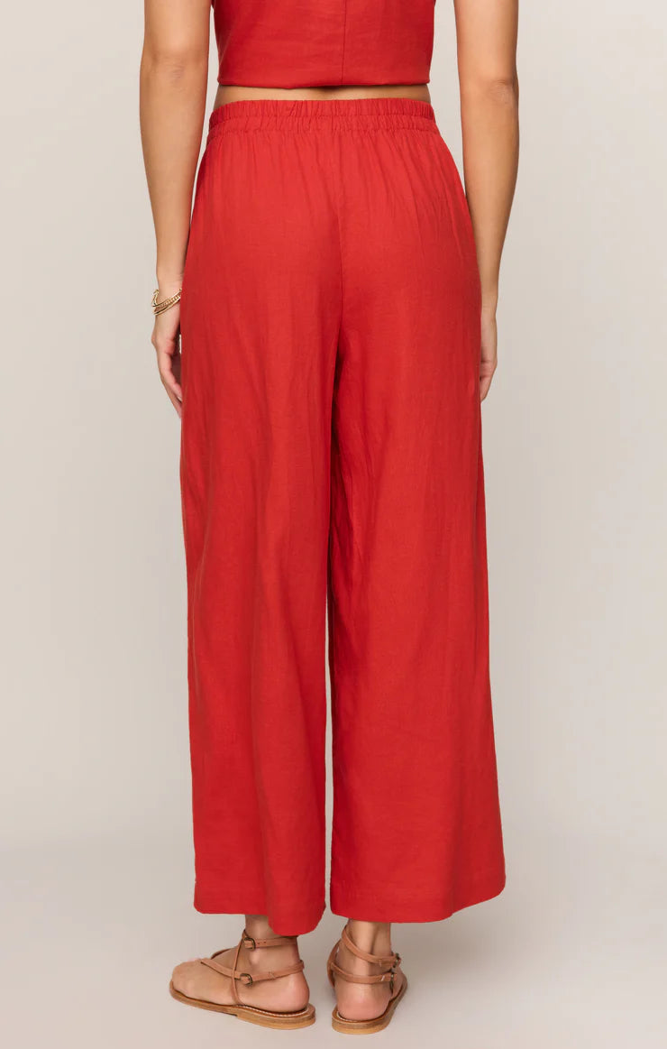 Z SUPPLY Scout Linen Pant chili pepper