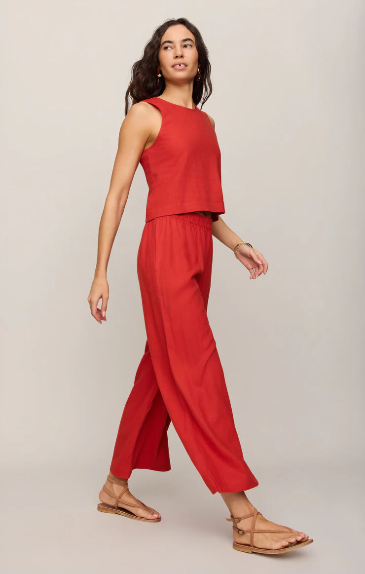 Z SUPPLY Scout Linen Pant chili pepper
