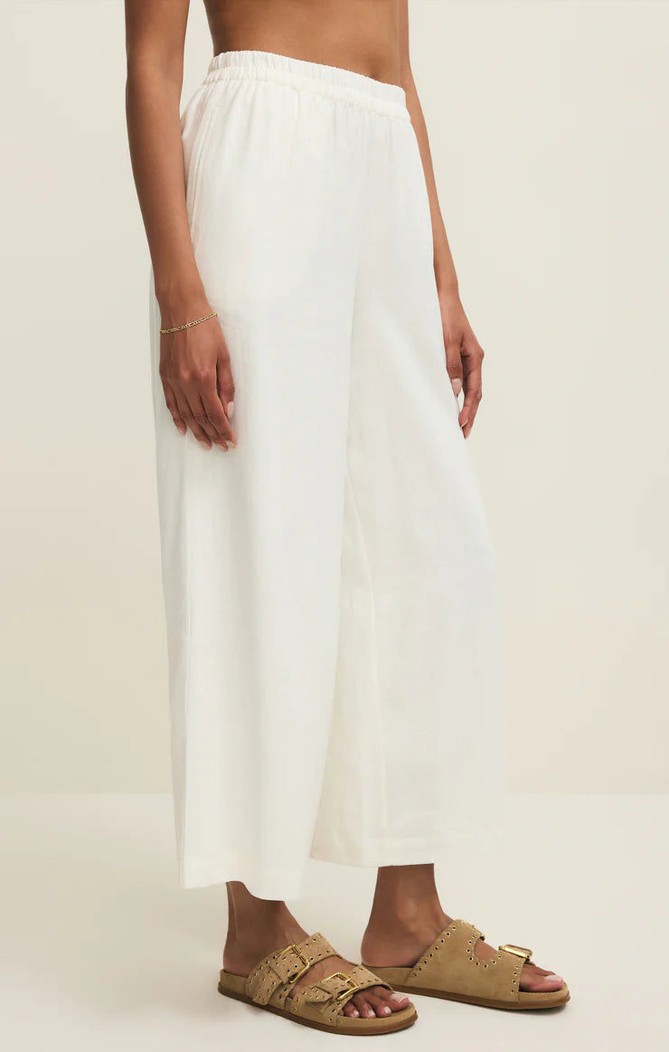 Z SUPPLY Scout Linen Pant white
