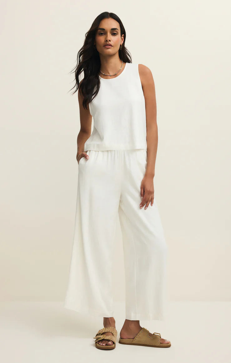 Z SUPPLY Scout Linen Pant white