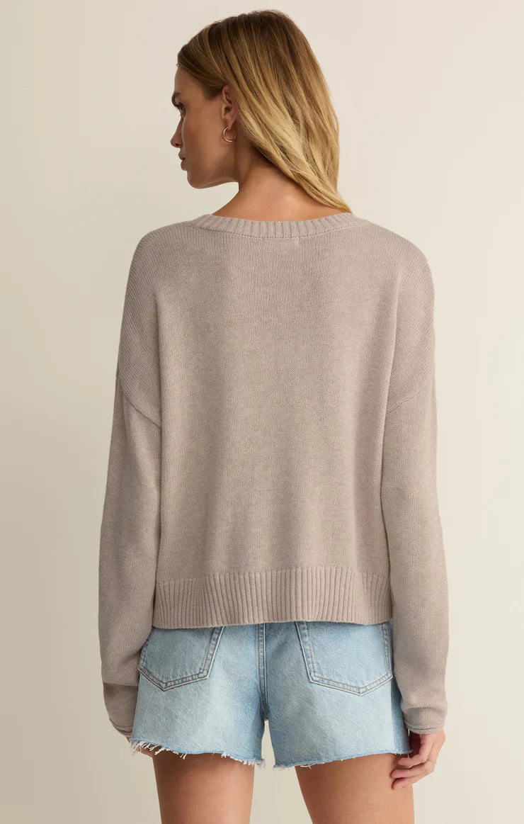 Z SUPPLY Sienna Patriot Sweater natural heather 