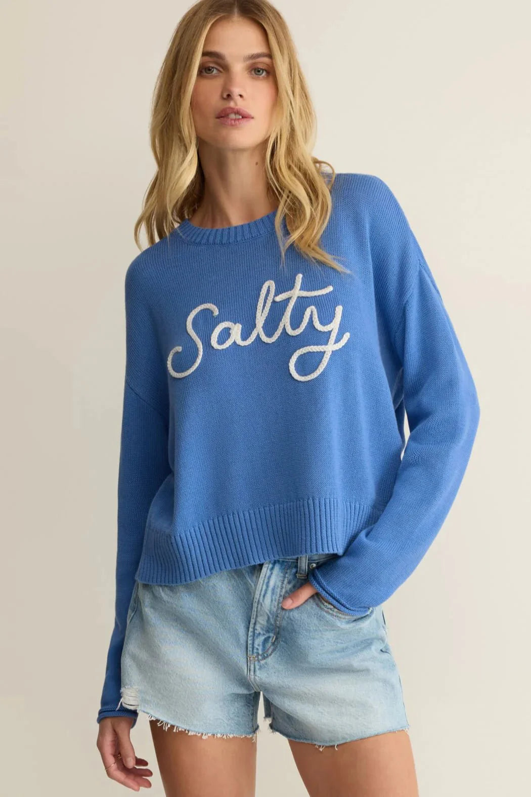 Z SUPPLY Sienna Salty Sweater marina