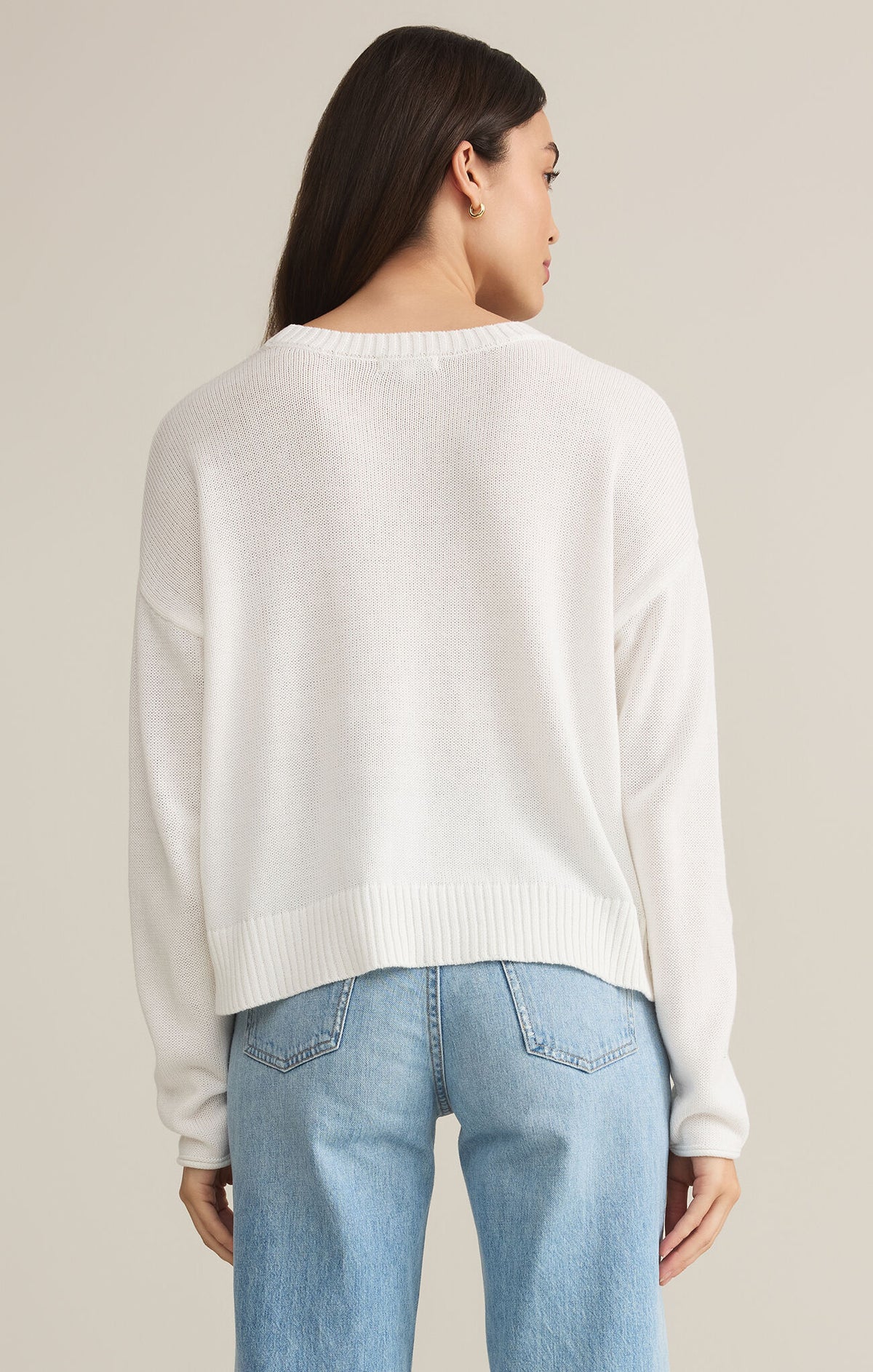 Z SUPPLY Sienna Heart Sweater-back