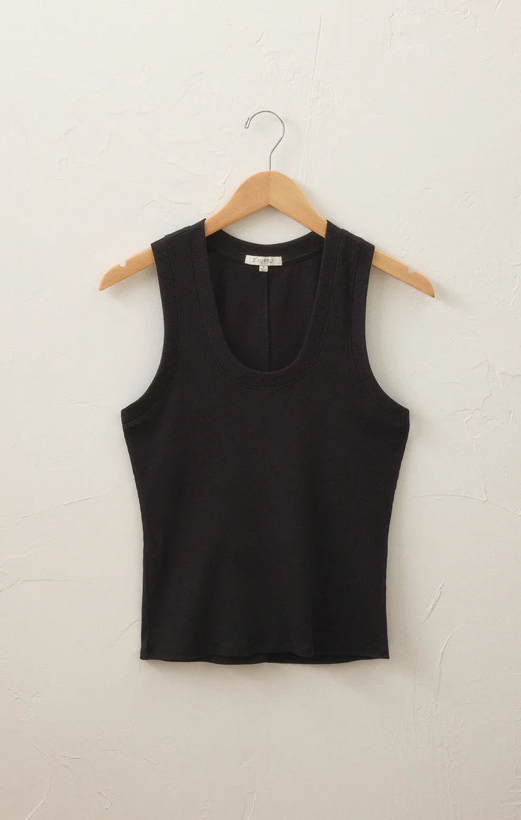 Z SUPPLY Sirena Rib Tank Black