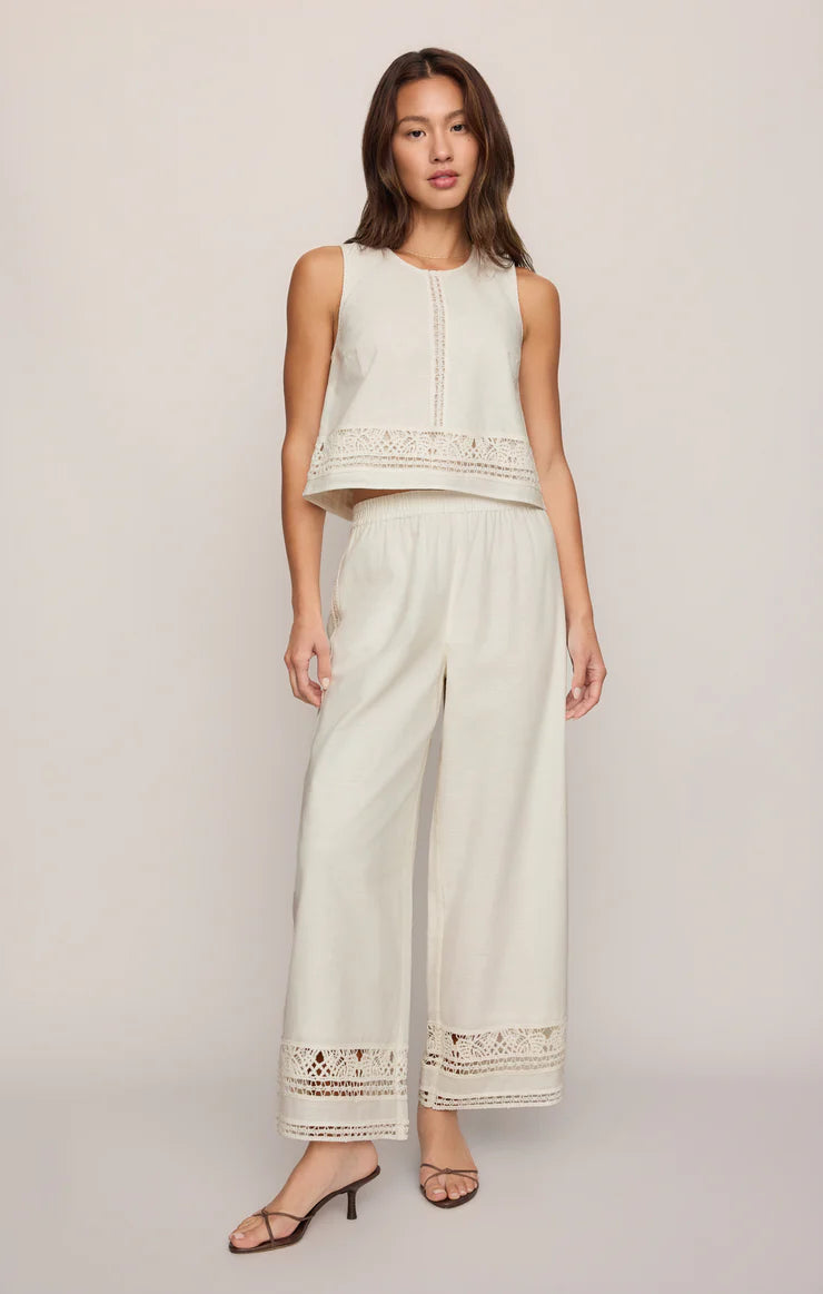 Z SUPPLY Sloane Embroidered Top white 