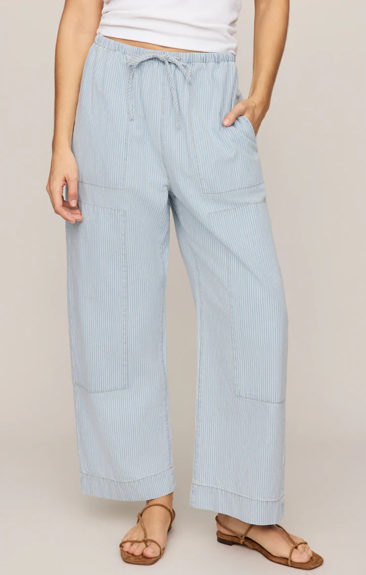 Z SUPPLY Soft Denim Carpenter Pant  seaboard stripe