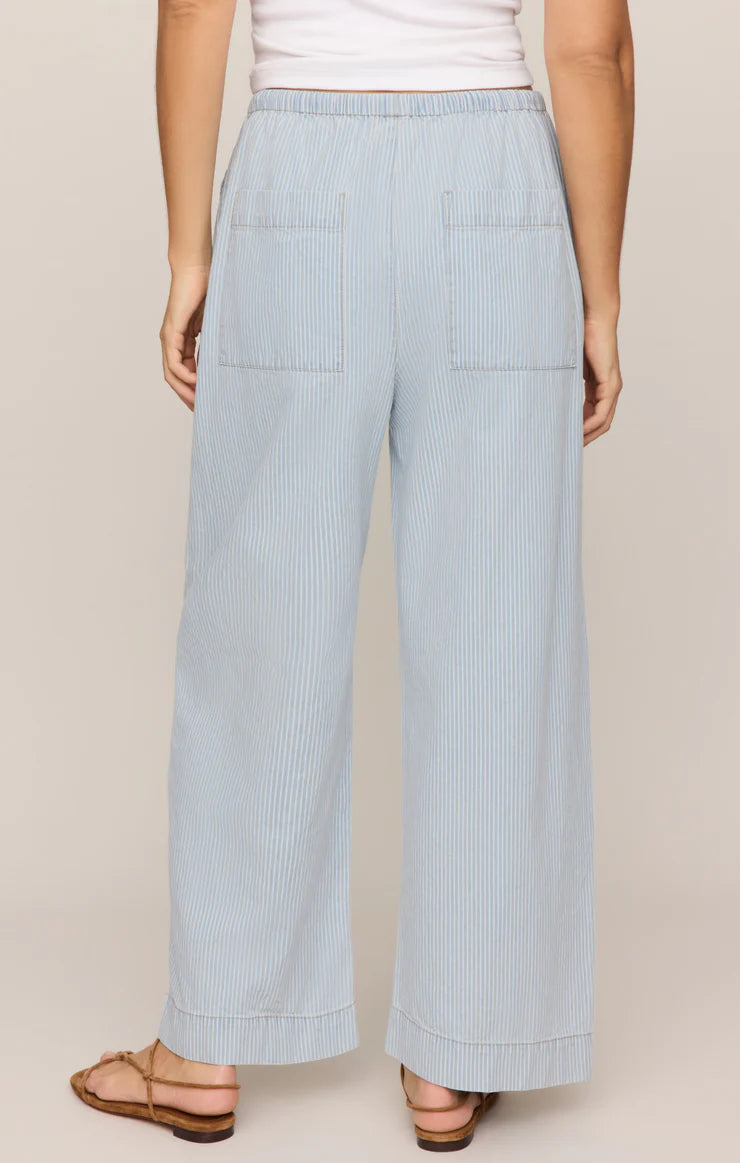 Z SUPPLY Soft Denim Carpenter Pant  seaboard stripe