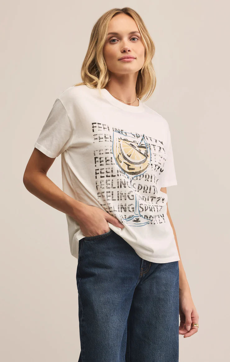 Z SUPPLY Spritzy Boyfriend Tee Sea Salt
