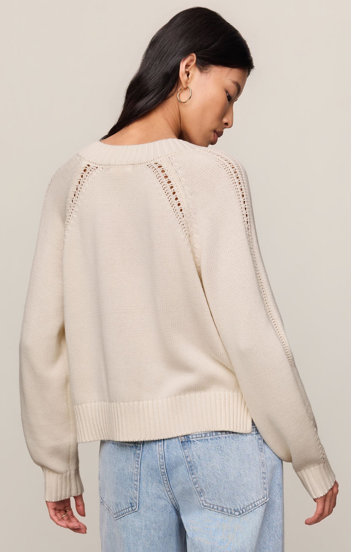 Z SUPPLY Stratton V-Neck Sweater sandstone 
