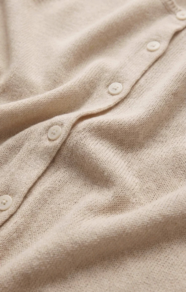 Z SUPPLY Syd Linen Knit Tank Vest sandstone 
