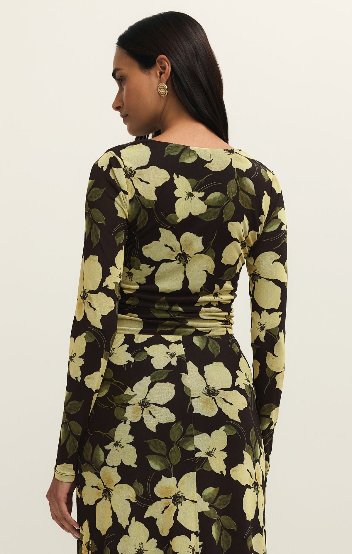 Z SUPPLY Taysha Ren Floral Mesh Top sunnyside