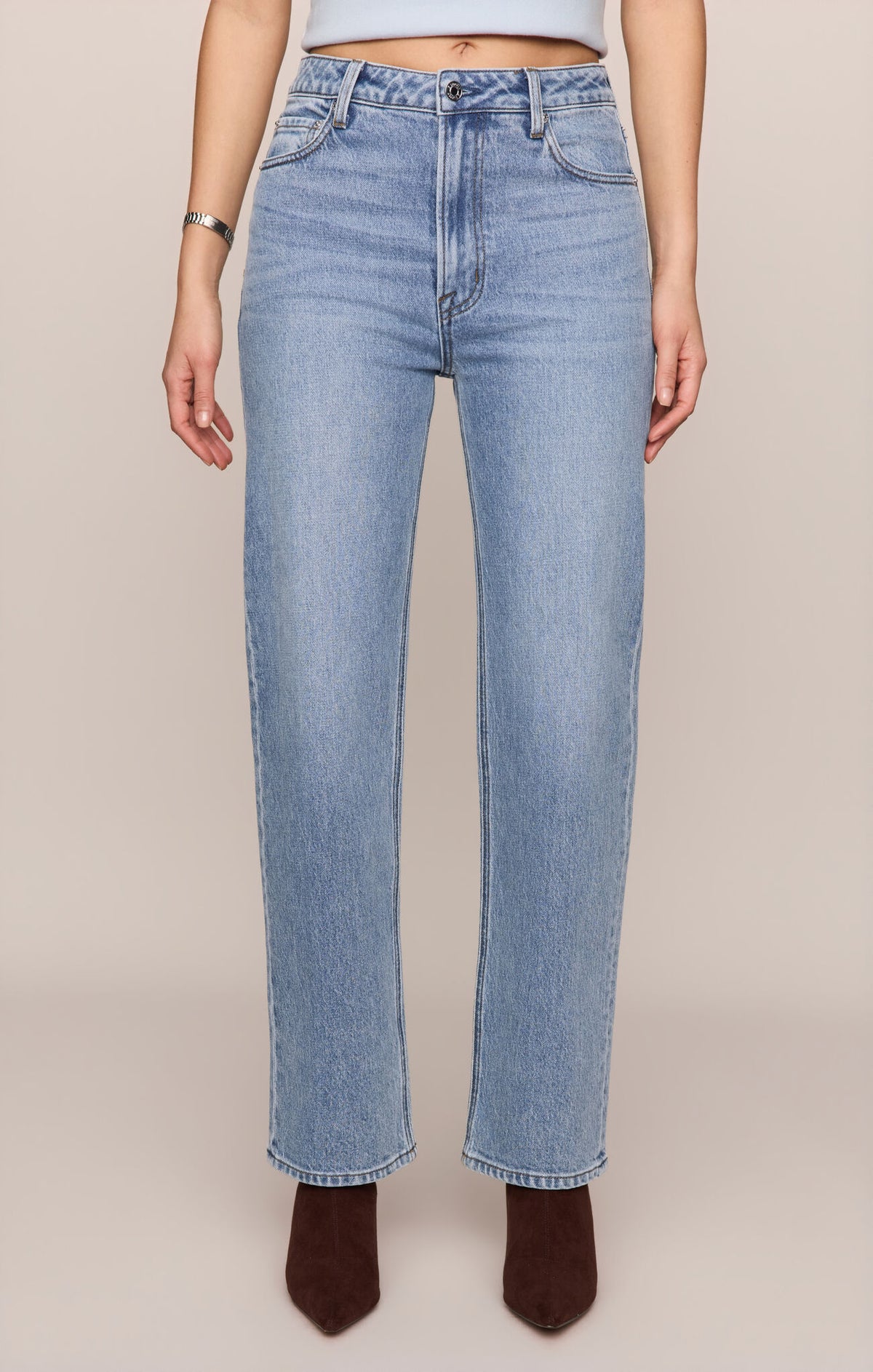 Z SUPPLY The Muse High Rise Straight Leg Jean