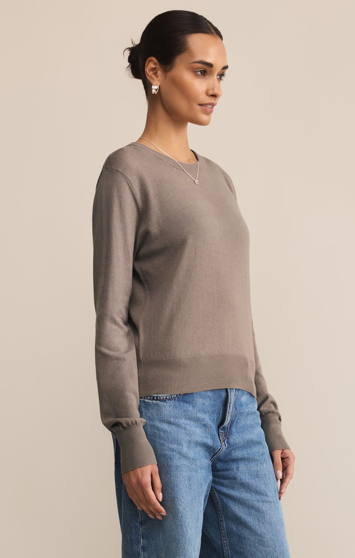 Z SUPPLY The Perfect Layer Sweater in light tavern 