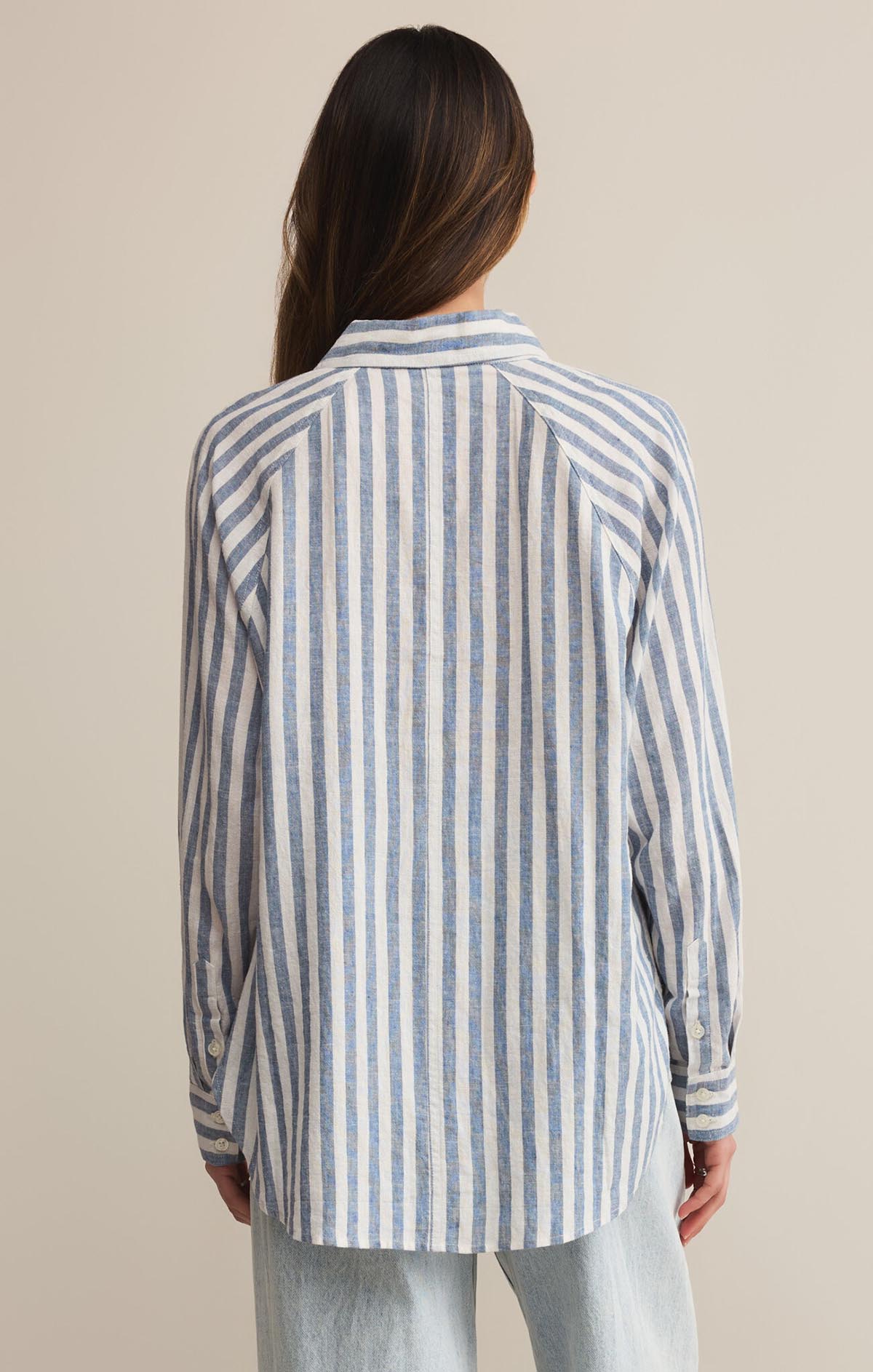 Z SUPPLY Perfect Linen Striped Top Boathouse