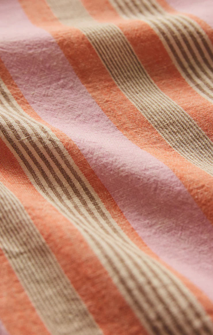 Z SUPPLY The Perfect Striped Button Up tiger lily