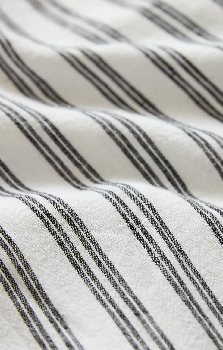 Z SUPPLY The Perfect Striped Linen Pant  white