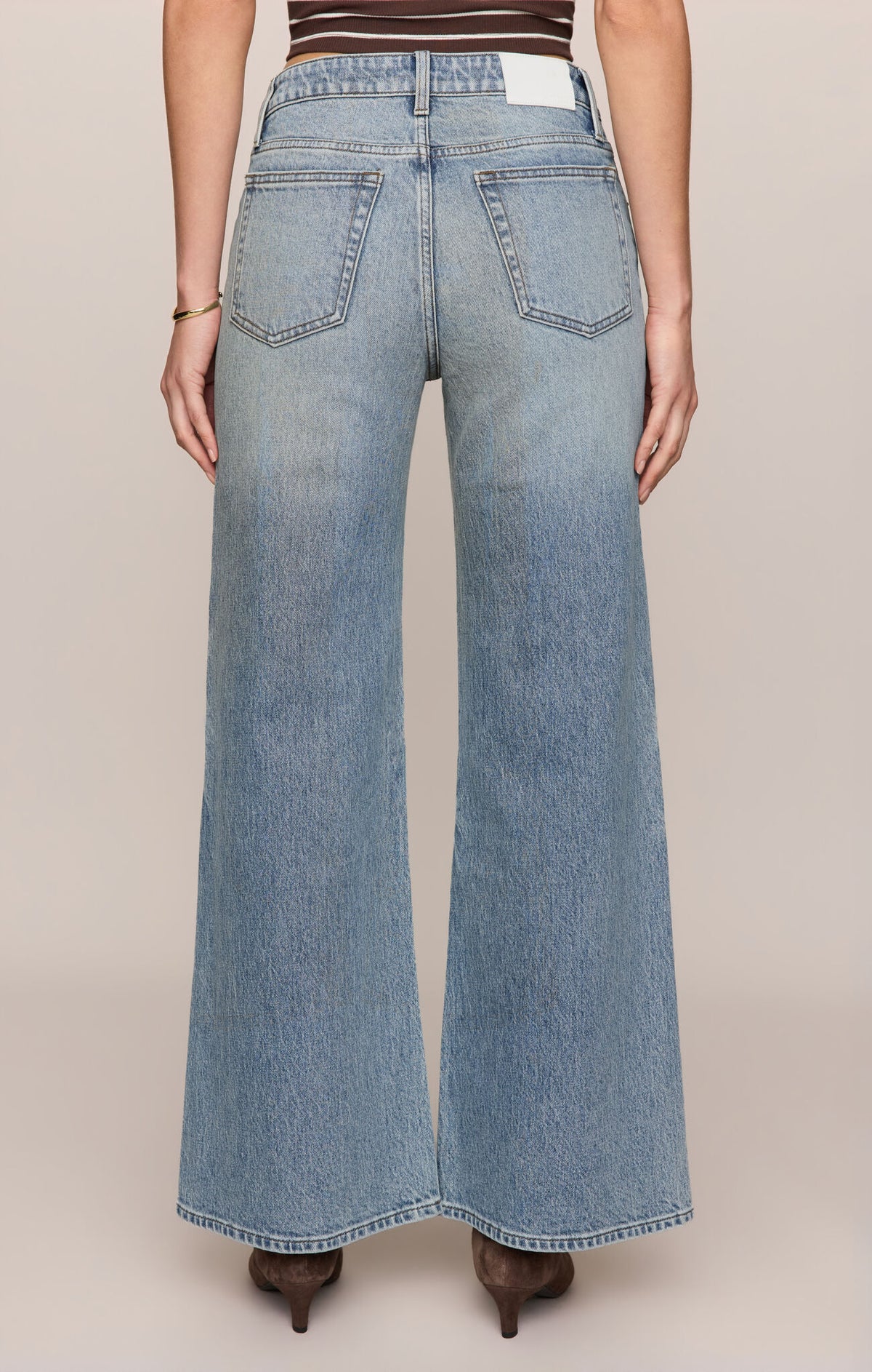 Z SUPPLY The Stunner Mid Rise Wide Leg Jean