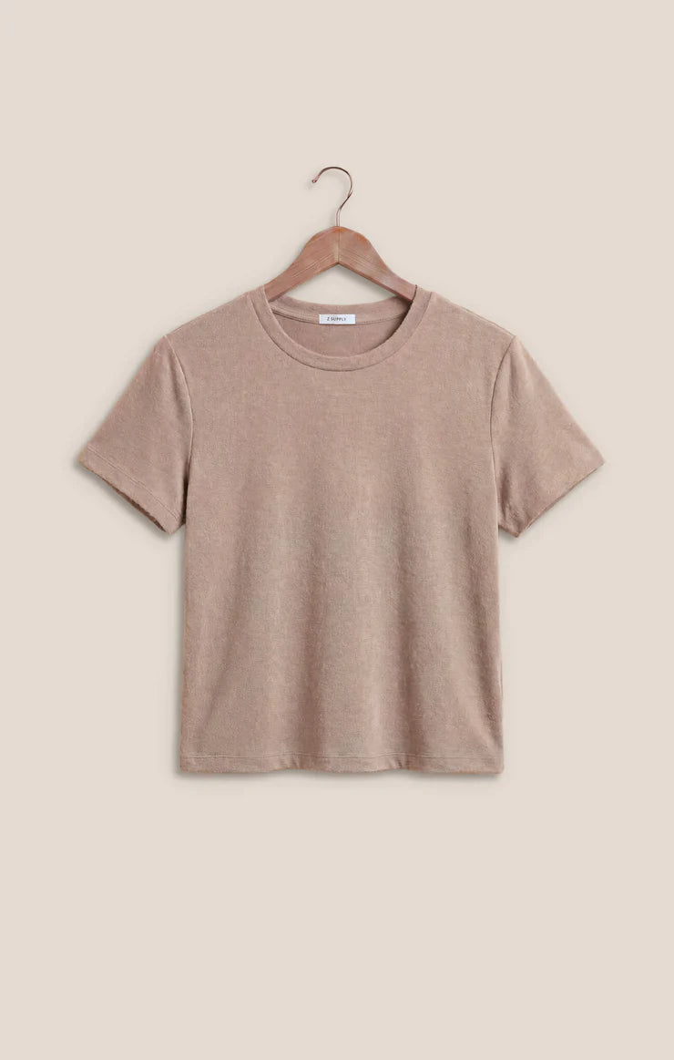 Z SUPPLY Tourist Knit Jersey Tee heather ash
