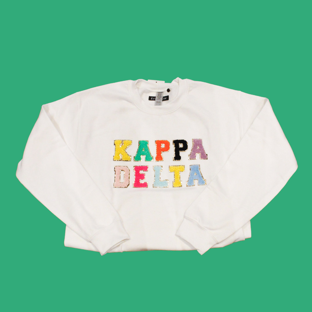 Sorority Varsity Sweatshirt Kappa Delta Bliss