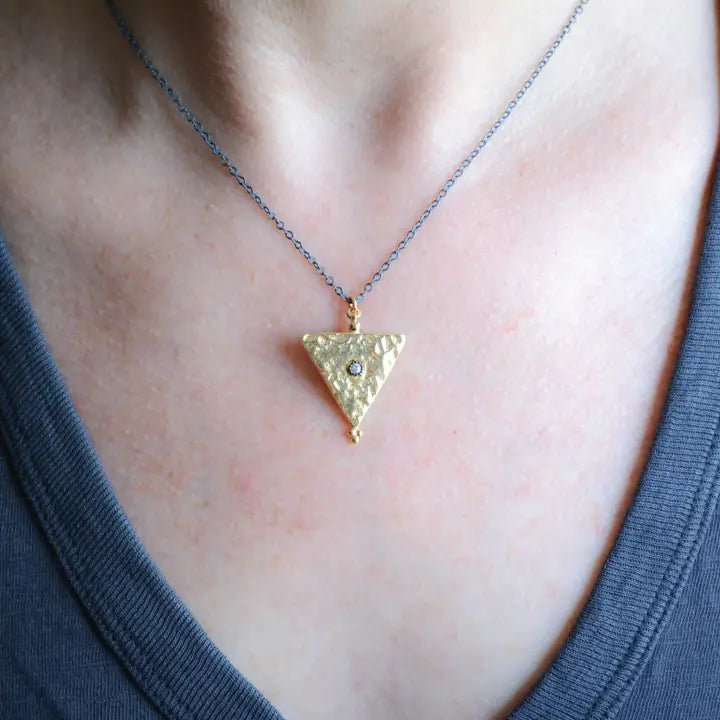 Triangle 2025 shaped pendant